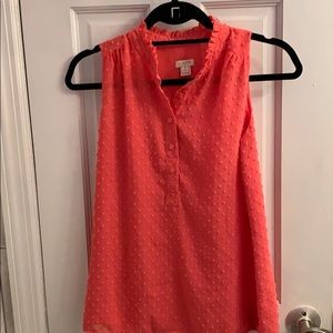 J crew button up tank